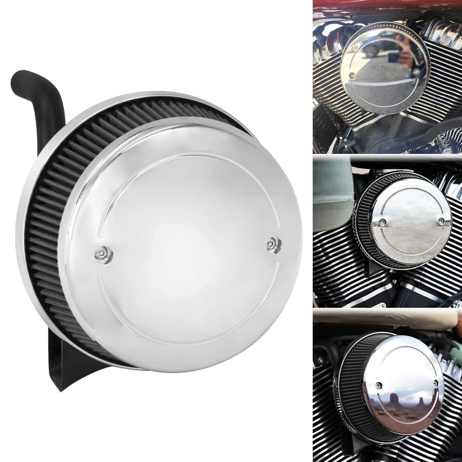 Motorcycle CNC Air Cleaner Filter For Indian Chief Chieftain Dark Horse Classic Springfieid Roadmaster Chief Vintage 2014-2021