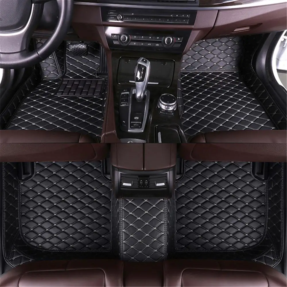 Muchkey Custom Car Floor Mats For Mazda  CX-9 2016 2017 2018 Carpets Leather Rugs Auto Interior Accessories(Left driving)