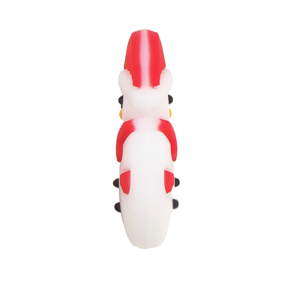 Chenkai 50 pçs bebê boneco de neve silicone contas natal papai noel rena infantil dentição diy chupeta corrente colar fazendo