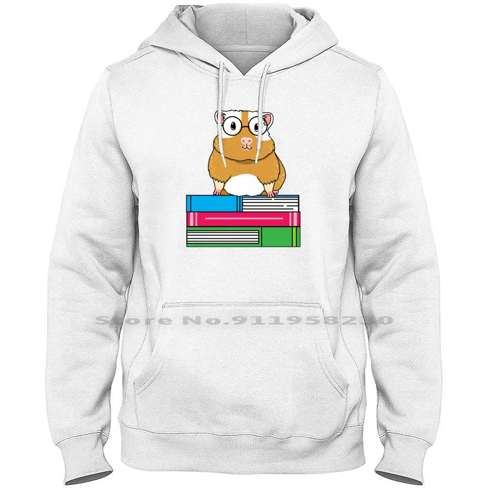 

Guinea Pig Reading Book For Guinea Pig Lover Hoodie Sweater Cotton Guinea Pig Reading Cartoon Guinea Comic Movie Lover Tage Read