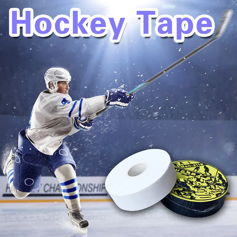 

Hockey Tape Sports Tape, 5 Rolls 25 Yards Easy to Stretch and Tear , Ice Hockey Bar ,Badminton Anti-slip Cloth Sticky Tape Gear