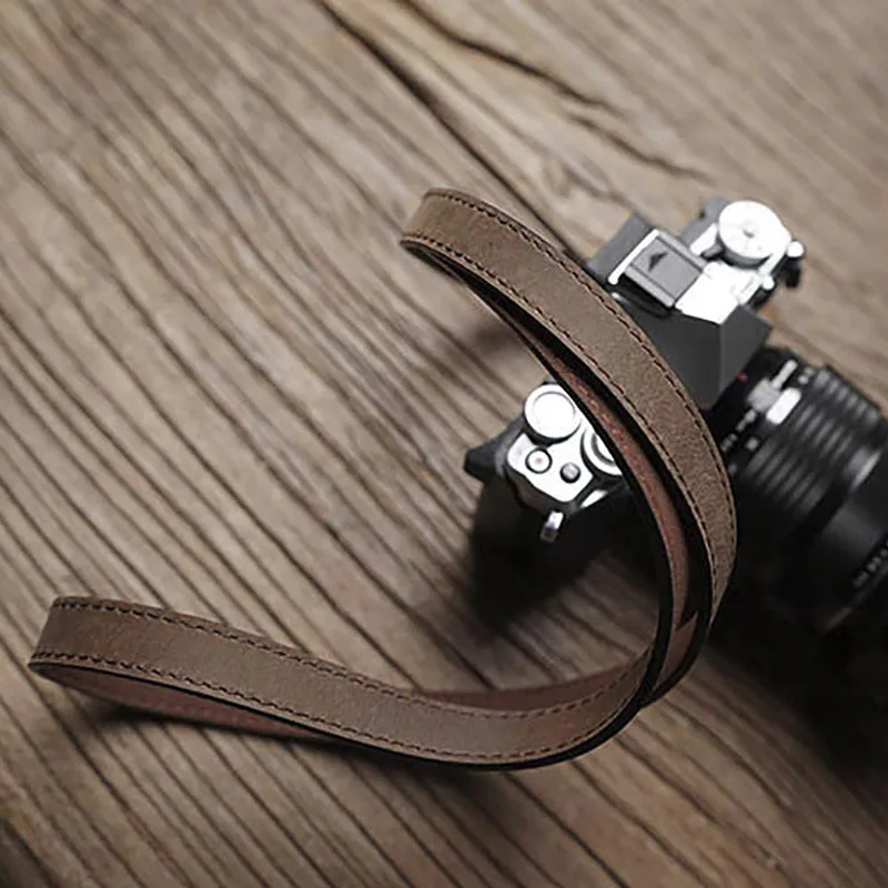 Handmade Genuine Leather Camera Strap Shoulder Sling Belt For Leica MP Q2 DLUX7  Canon Sony Fujifilm XT4 X100V Xpro 3 Panasonic