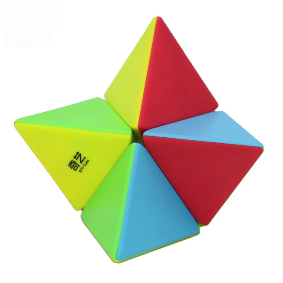 QIYI-Cube magique professionnel en forme de Dakota ide pour enfant, jouet de vitesse, puzzle sans autocollant, 2x2x2