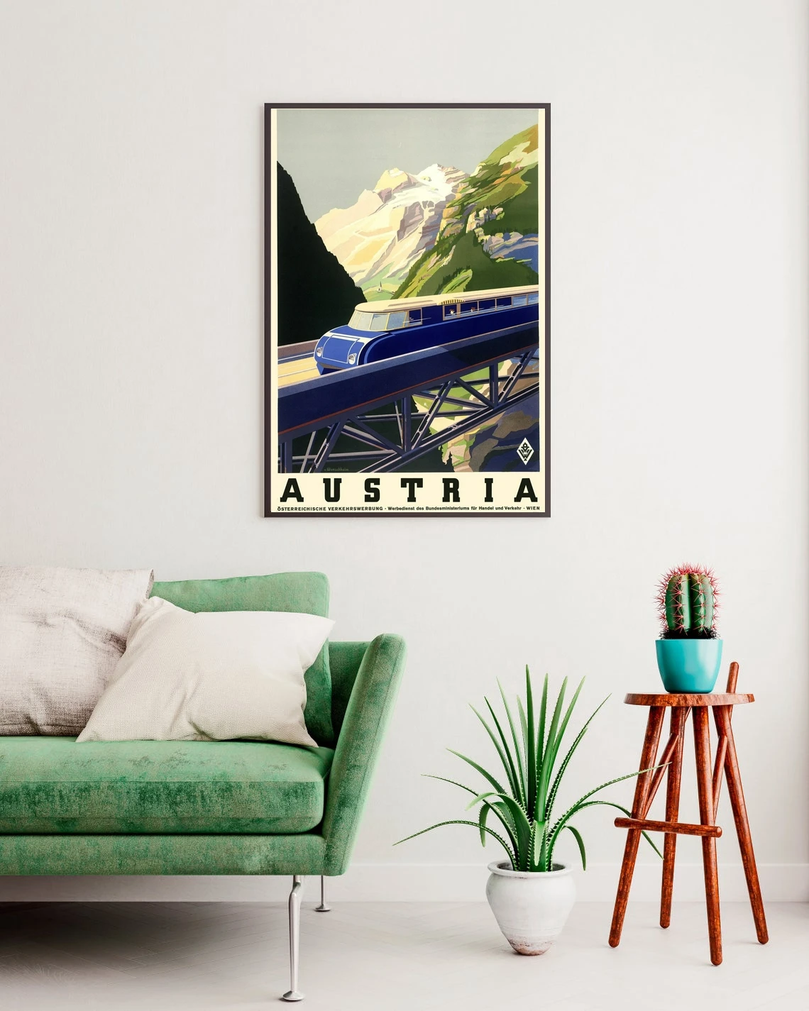 Austria, 1935 Vintage Travel travel Canvas Poster Print Home Wall Painting Decoration (No Frame)