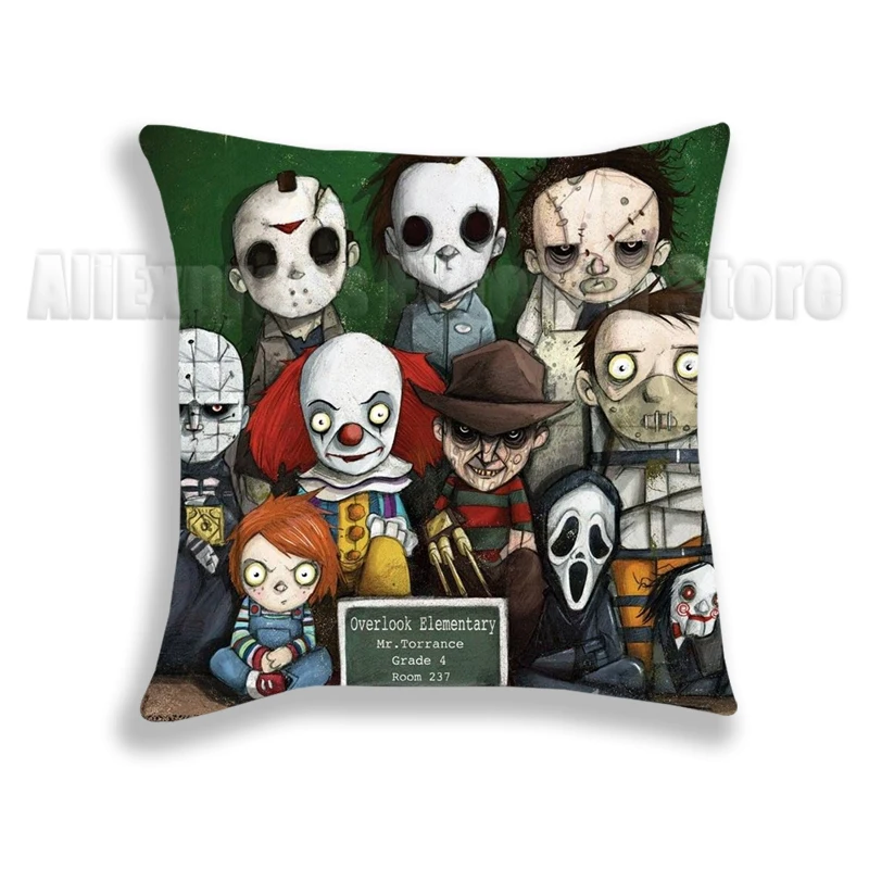 American Horror Story Pillow Case AHS 1984 For Sofa Car Home Decorative Chucky Pillowcase Pillow Cover Decoration