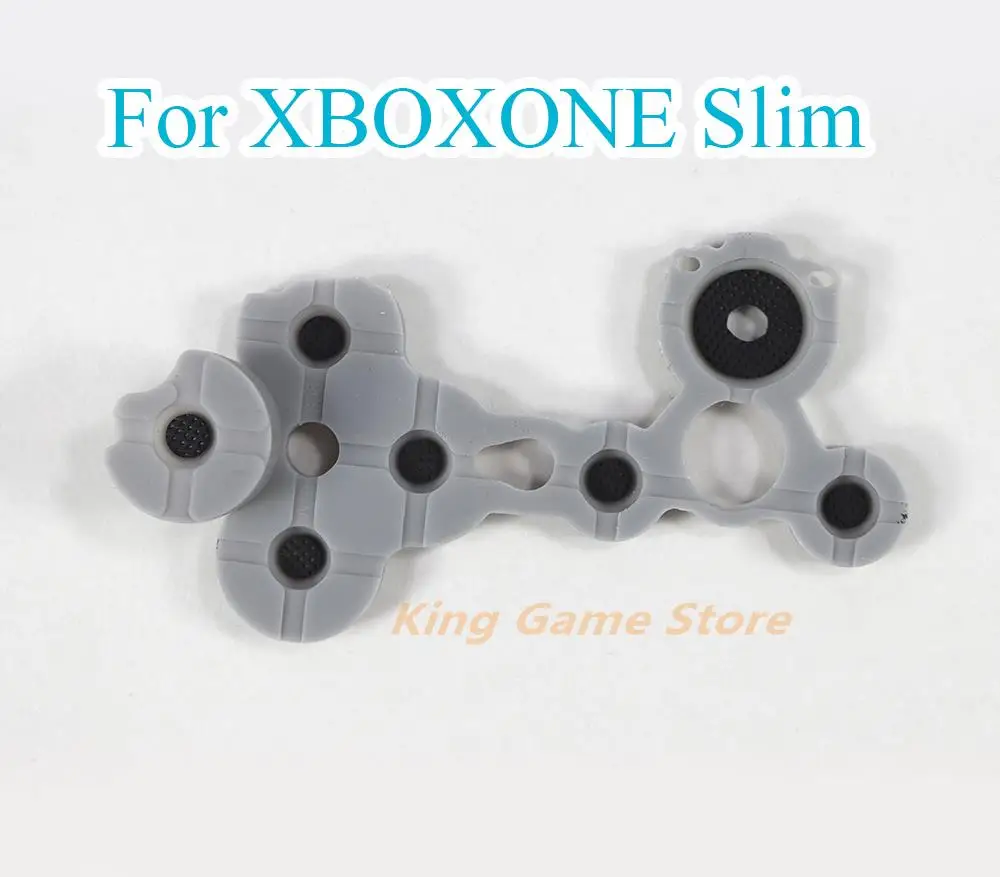 3pcs/lot Silicon Conductive Rubber Pad For Xbox One Slim S Game Controller Contact Key Button Pads For Xbox one slim S Gamepad