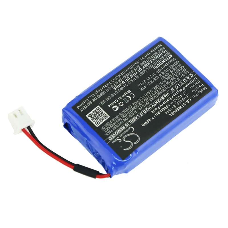 Replacement Battery  Satlink WS-6906, WS-6908, WS-6909, WS-6912, WS-6912 Digital Satellite Find, WS-6932, WS-6933, WS-6936 7.4V