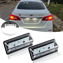 2pcs 12v SMD Car LED License Number Plate Light Lamps for Nissan TEANA J31 J32 Maxima Cefiro Altima Rogue Sentra For Infiniti
