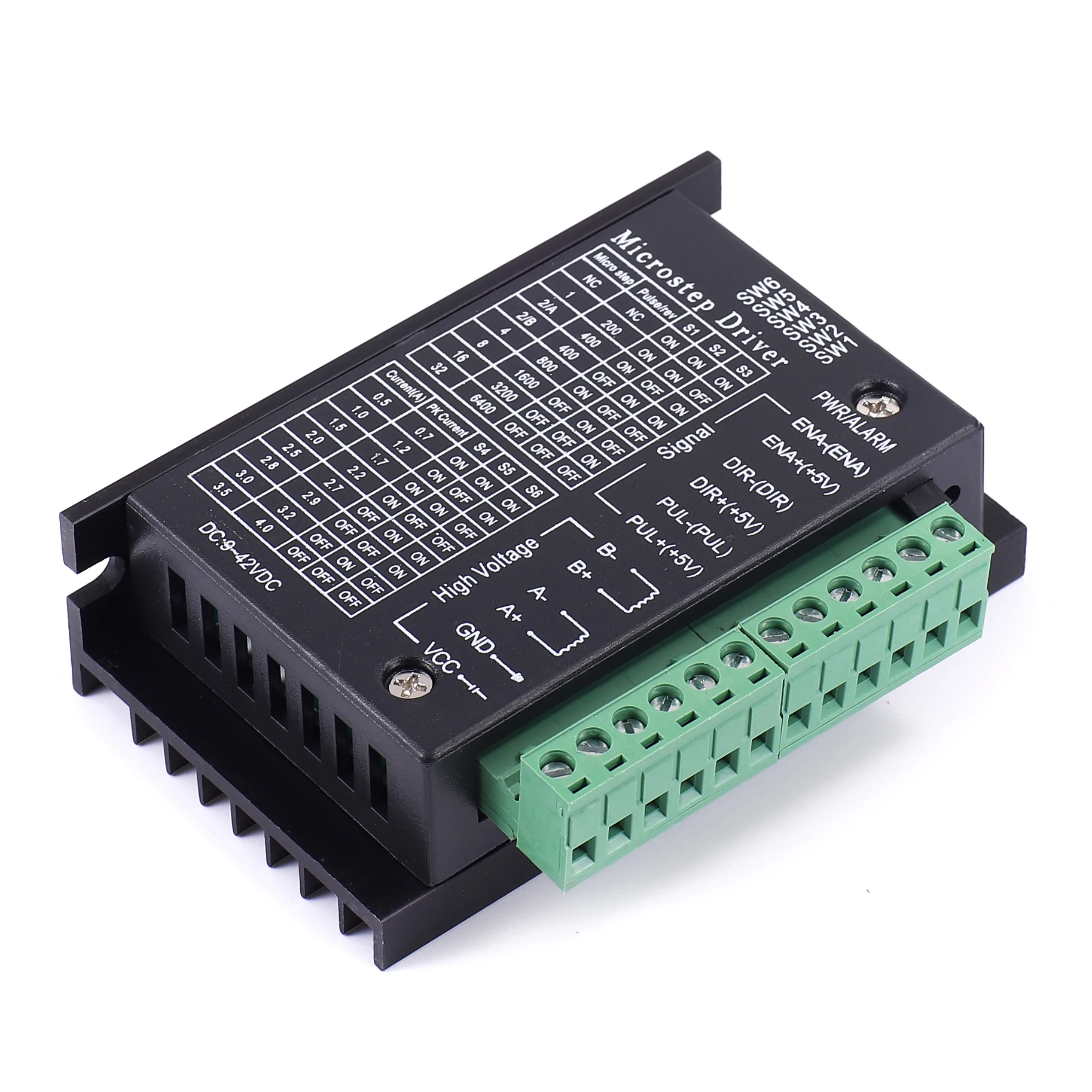 42/57 Stepper Motor Driver TB6600 Upgrade Version 32 Subdivision 4.0A 42V Pulse 3-24V