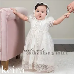 Vestidos de bebé niña con perlas bordadas, vestido de cumpleaños de 1 año, fiesta de boda, bautizo, ropa de niña para 3-24 meses