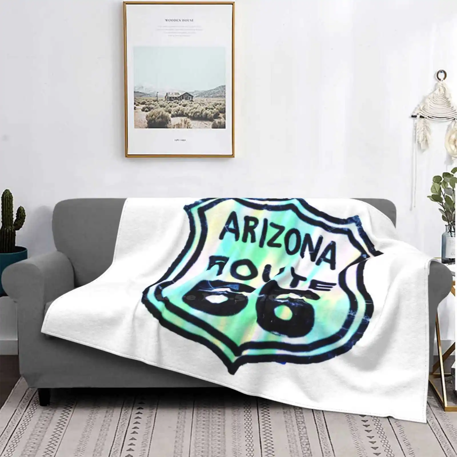 

Route 66 Arizona All Sizes Soft Cover Blanket Home Decor Bedding Road 66 Usa Arizona Automobile Because Cars American Muscle Car