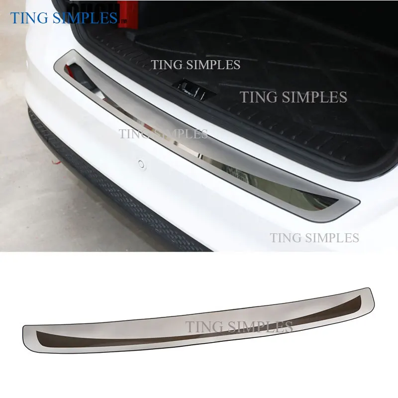 Rear Bumper Protector Deck Step Panel Boot Cover Fit For Toyota Corolla E170 2014 2015 2016 2017 Sill Plate Trunk Trim Stainless