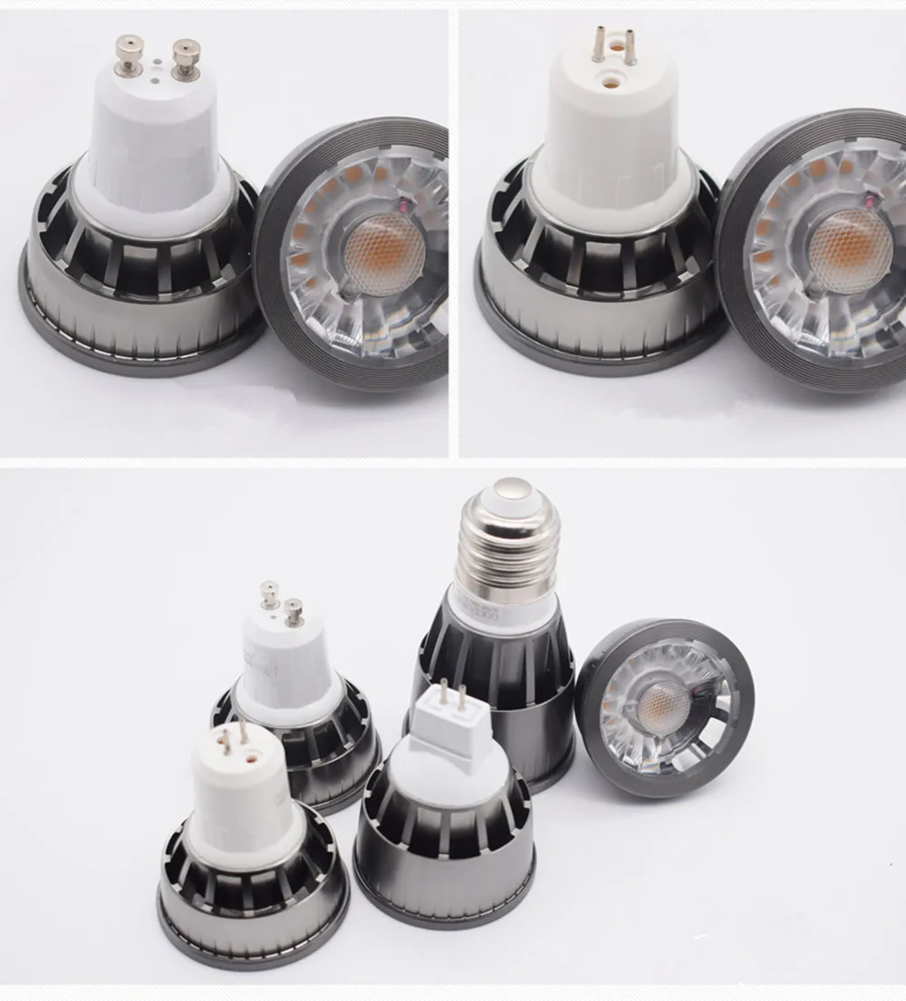 LED Cangkir Lampu Sorot GU10 Bayonet Bulb 12V Tegangan Rendah MR16 Pin Bulb 220V Tinggi CRI 90