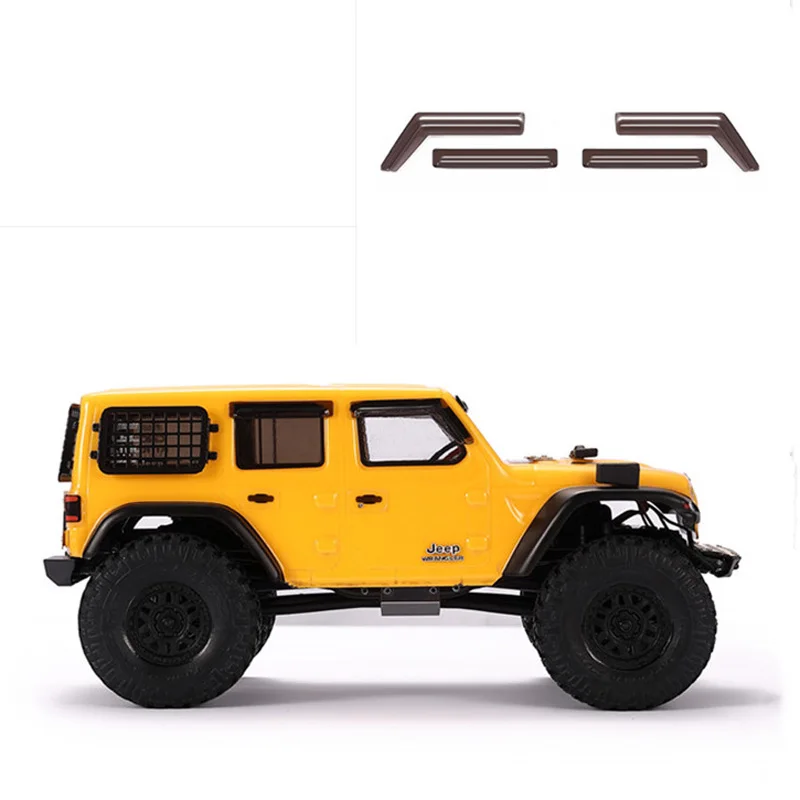 

Козырек на вентиляционное отверстие для восхождения автомобиля AXIAL SCX24 со шкалой 1/24 для Wrangler акриловый прозрачный черный пульт дистанционного управления автомобильные запчасти