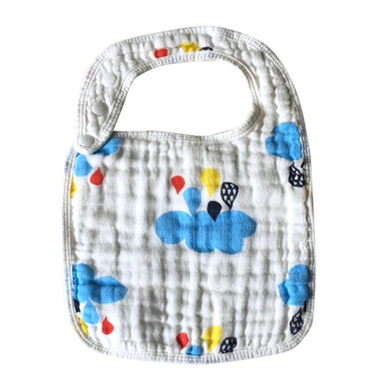 100% Cotton Muslin Baby Bibs 8 layers Bandana Baby Girls Boys Bibs Burp Cloths Baby Clothing Towel Bandanas Burp Cloths