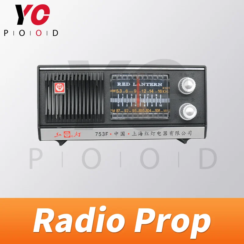 YOPOOD Radio prop for chamber room get the clues from the radio or adjust radio to right channel to open lock escape room device