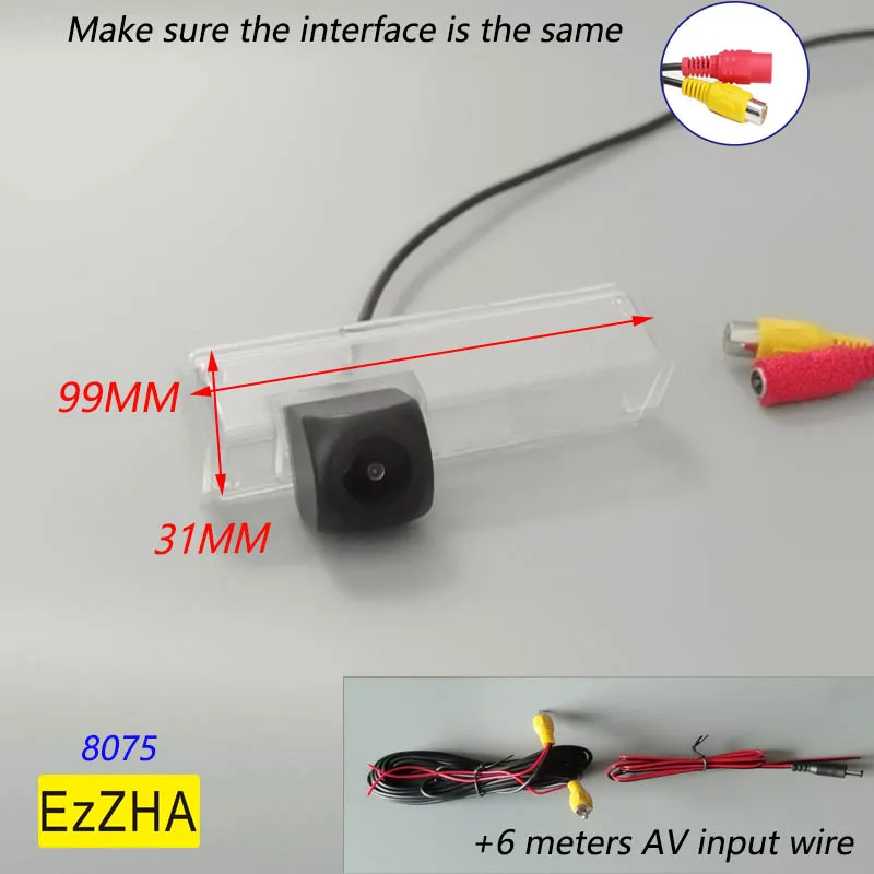 

Camera 170 Degree car reverse parking Fisheye camera for Mitsubishi Dakar/Nativa/grandis/Pajero Montero Sport /Randy 2009 - 2012