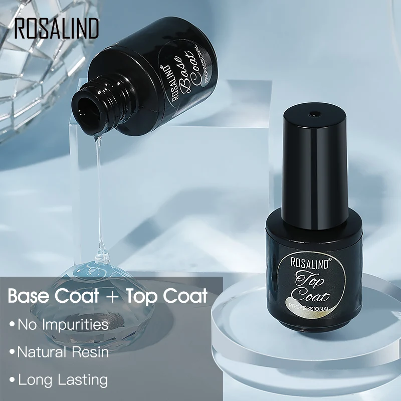 Rosalind Top Coat Gel Nagellak Langdurige Transparante Bescherming Nagels Oppervlak Houden Nail Art Desgin Gel Lak Uv Led