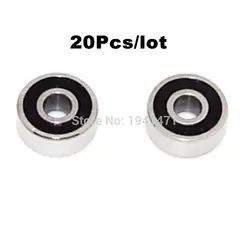 Free Shipping 20 Pcs RFDTYGR Mini 4wd AO 620 Ball Bearing Self-made Parts For Tamiya MINI 4WD 620 Ball Bearing AO 620 94389