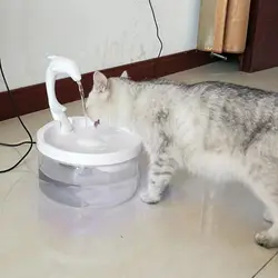 2L Automatic Cat Water Fountain LED Electric Mute Water Feeder USB Dog Pet Drinker Bowl Pet Drinking Dispenser For Pet Cat & Dog