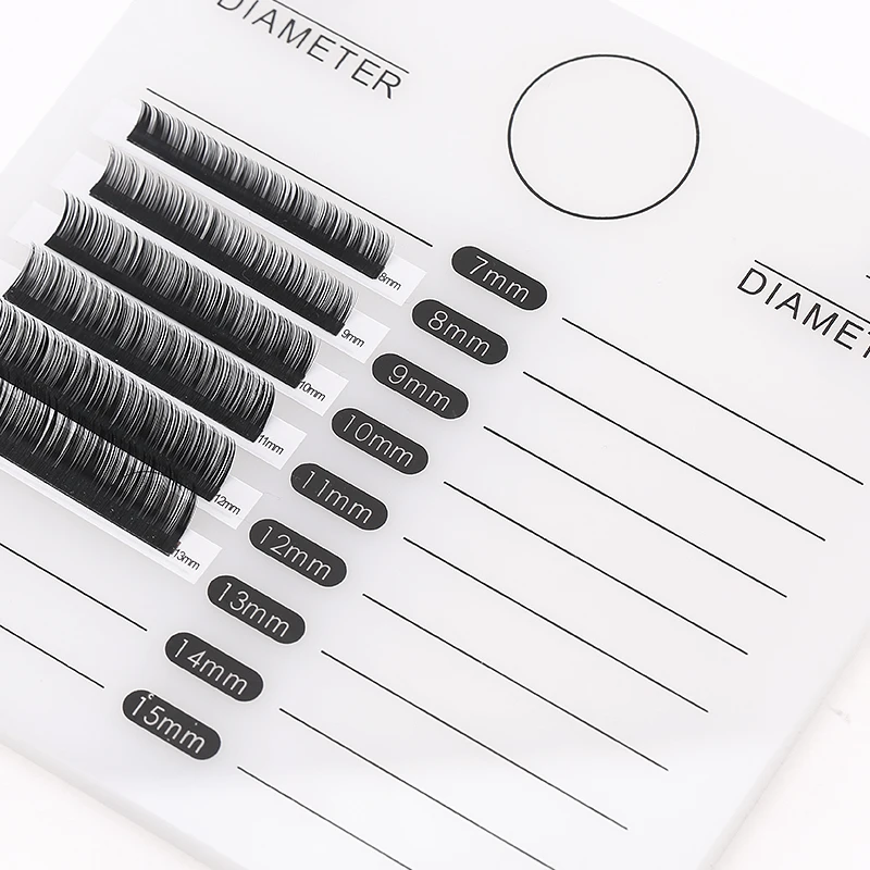 Acrylic False Eyelashes Palette With Tick Mark Stand Pad Organizer Palette Lashes Holder Graft Eyelash Extension Makeup Tool