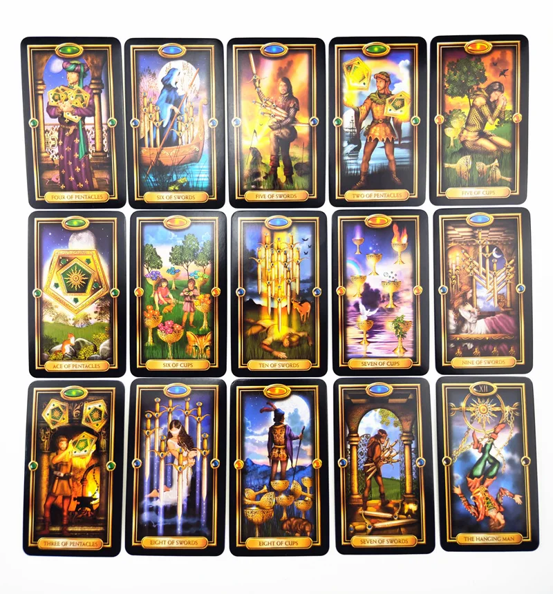 New English Easy Tarot Cards Deck Guidance of fate Family party Board Game