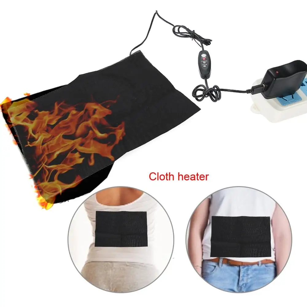 

Abdominal Insulation Pad USB Heating Cloth Belt Waist Heating Piece Warm Palace Hot Compress Three Temperature Adjustment Timing