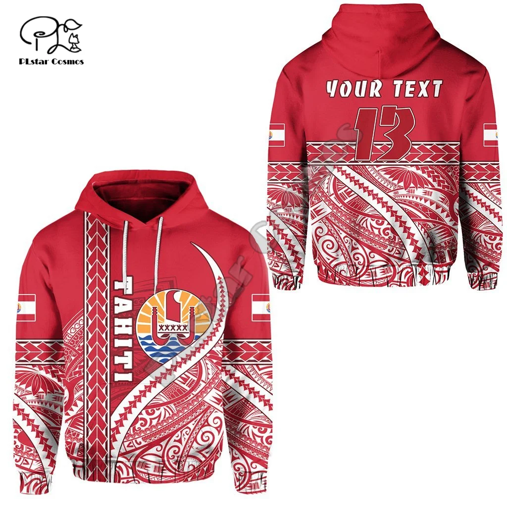 

Новинка, бренд, французский Полинезия, флаг страны Таити, Этническая культура, индивидуальный тренировочный костюм для мужчин и женщин, забавные толстовки с рисунком 3D 17