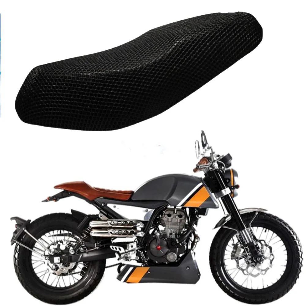 Motorcycle Accessories Protecting Cushion Seat Cover For FB Mondial HPS 125 HPS 300 Nylon Fabric Saddle Seat Cover