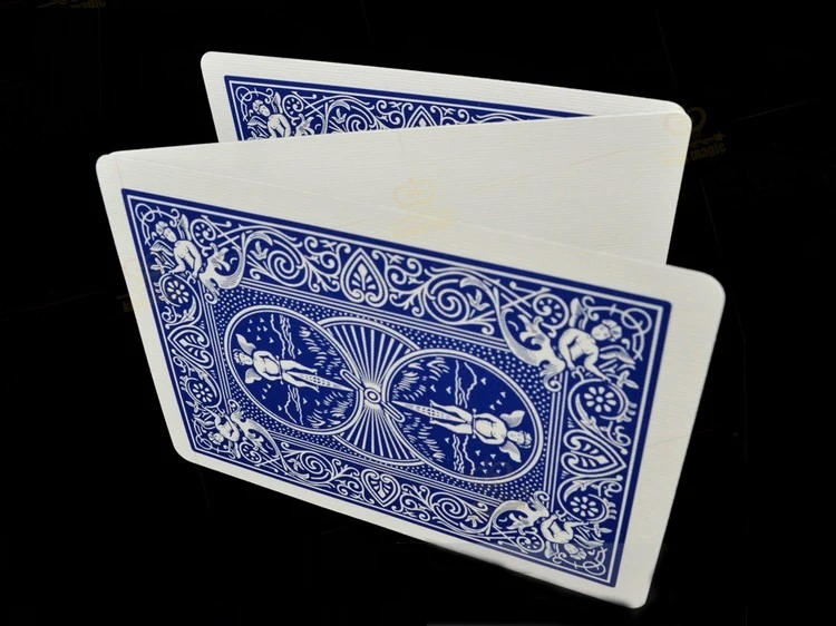 Bicycle Rider Back Red/Blue Back Blank Face Playing Cards Gaff Deck Magic Cards Special Props Close Up Magic Tricks for Magician