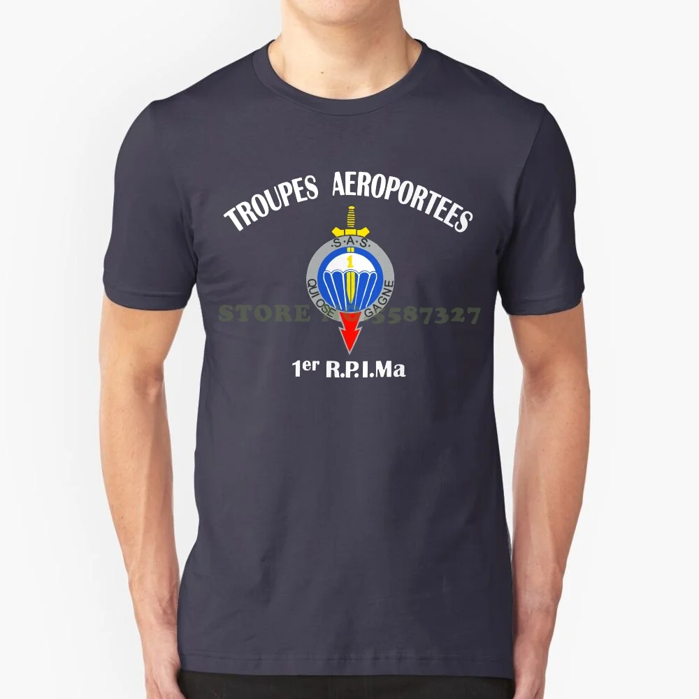 Tee-Shirt / T Shirt 1er Rpima Regiment Parachutistes D'infanterie De Marine High Quality Casual Printing Tee