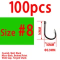 100pcs size 8