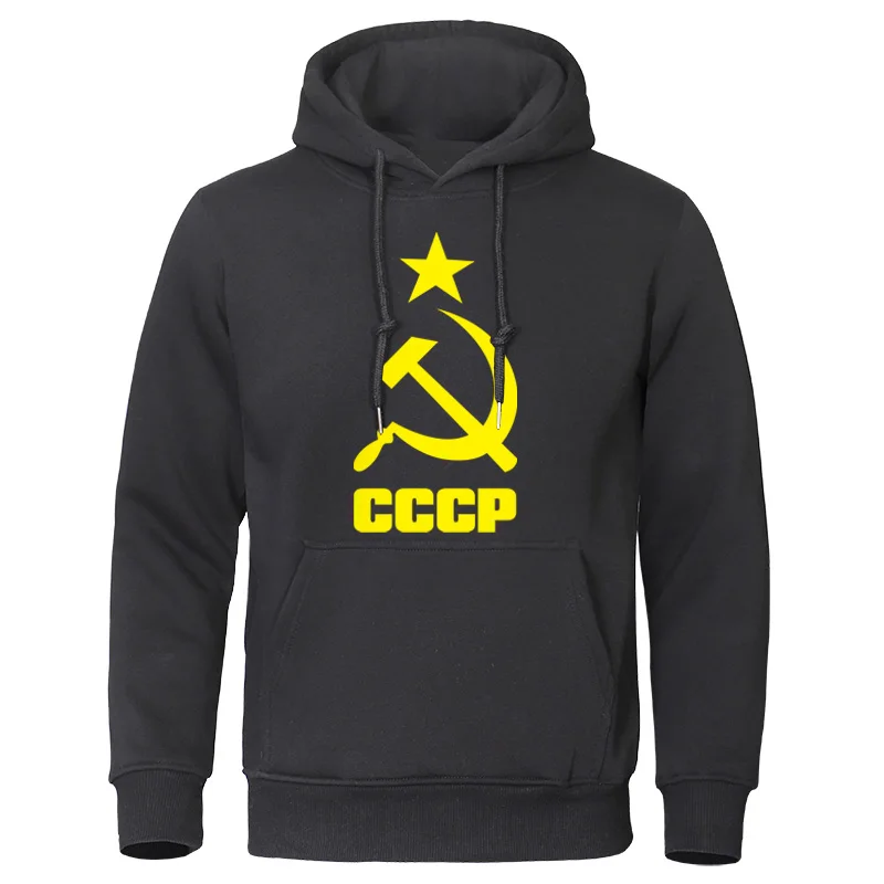 2023 Autumn Men\'s Clothing CCCP Russian Men Hoodies USSR Cotton Man Sweatshirts Moscow Male Pullovers Quality Soviet Union Tops