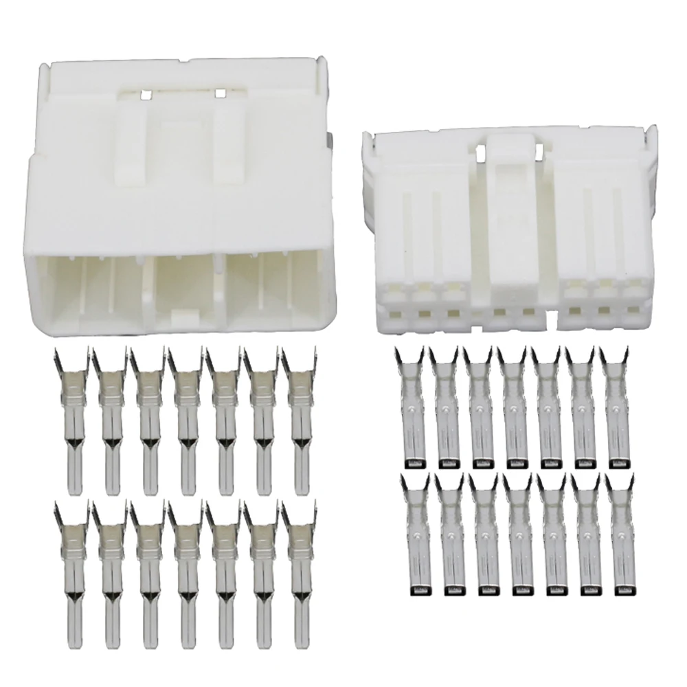 

14 Pin Automotive Connectors White Male and Female Automotive Connectors with Terminal DJ7141-1.8-11/21