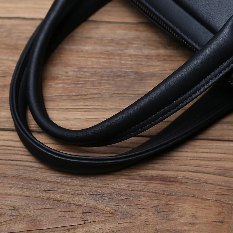 NZPJ Männer Echte Leder Business Handtasche Top Schicht Rindsleder Kreuz Abschnitt Büro Computer Tasche Schulter Messenger Aktentasche – Detail 10