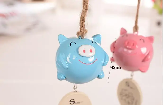 Smile Pig Bells Rural Metal Pendant Hang Grocery Doors And Educational Unisex Infant Playing Type 2021