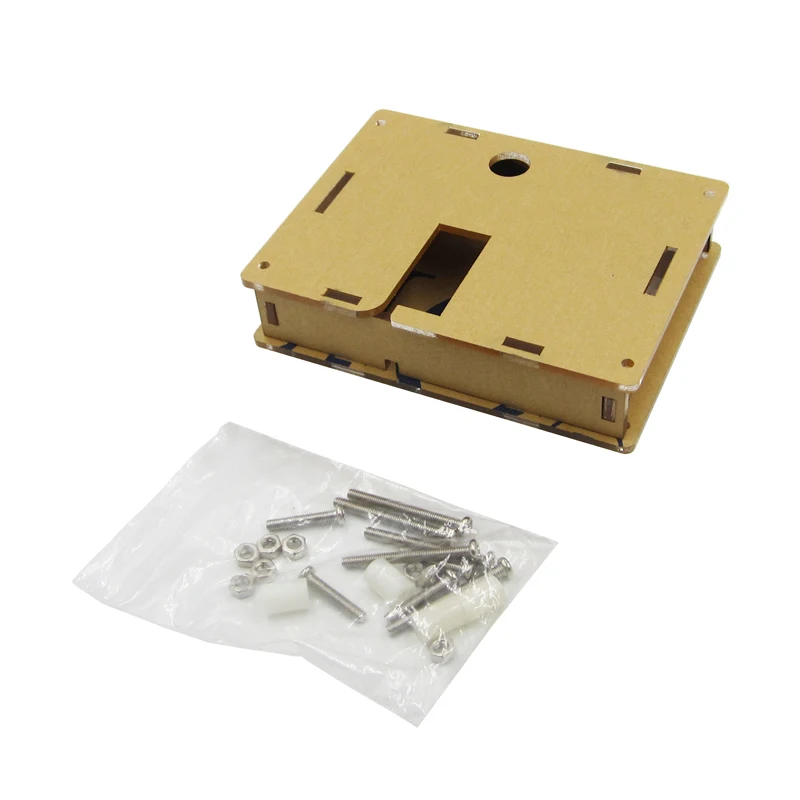 Clear Case Acrilico Shell Alloggiamento Per LCR-T4 Transistor Tester ESR SCR/MOS kit fai da te