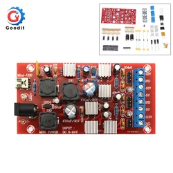 5-24 V do ± 12V ± 5V 3.3V Mini USB podwójne zasilanie zwiększyć pojedyncze z kolei moduł Regulator liniowy zasilacz DIY Kit