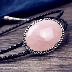 New style sanded gem bolo tie Indian aboriginal totem men and women bolo tie collar rope