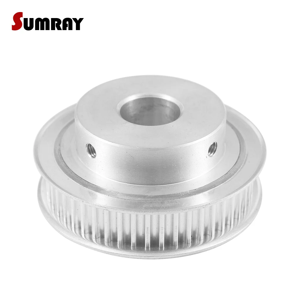 HTD5M 50T Timing Pulley 12/14/15/16/17/19/20/25mm Inner Bore With/Without Keyway 16/21/27mm Width Synchronous Pulley Wheel