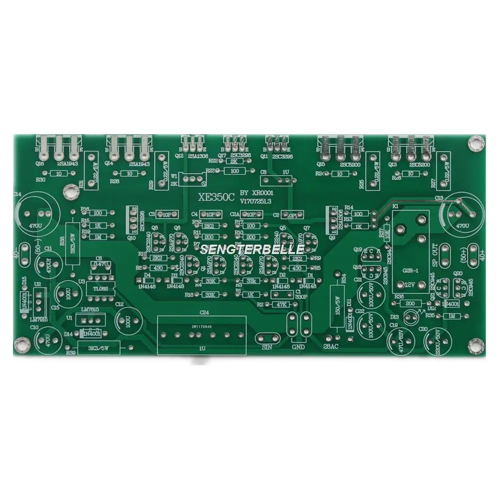 One Pair XE350 Power Amplifier Board PCB Base On Accuphase Amp Circuit 80W+80W