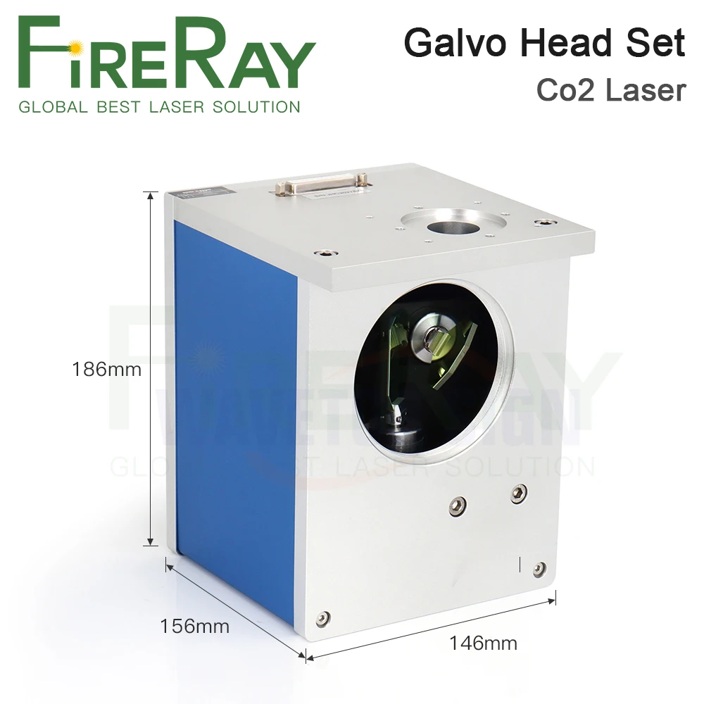 FireRay RC2808 Co2 Laser Galvo Head Set 10.6um Input Aperture 12mm 14mm 16mm 20mm for Co2 Laser Marking Marchine Scanning System