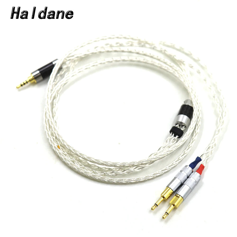 

Haldane HIFI SilverComet High-end Taiwan 7N Litz OCC Earbud Replace Upgrade Cable for Sennheiser HD700 HD 700 Headphone Earphone