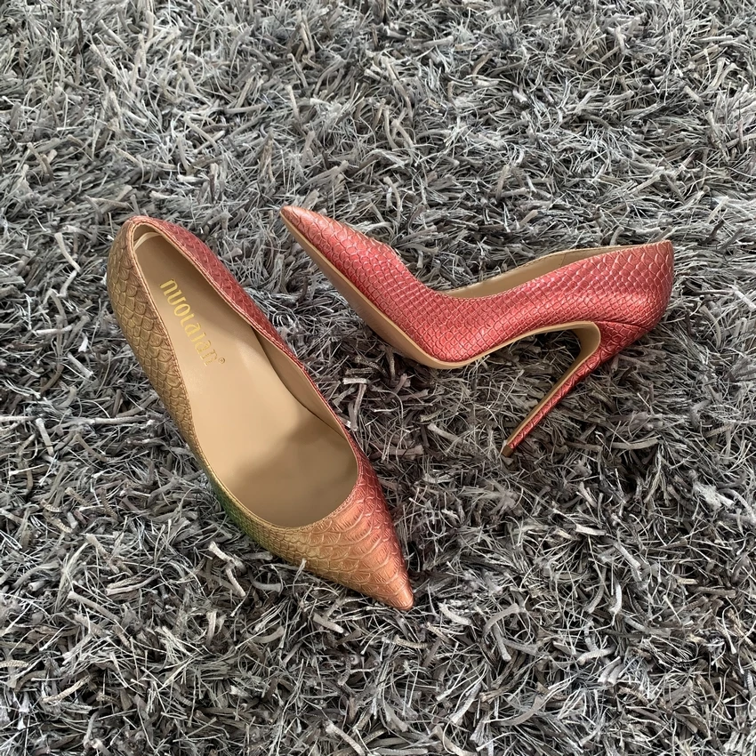 Donne di modo di marca pompe scarpe tacco alto per le donne sexy scarpe a punta tacchi alti del partito scarpe da sposa donna 12 centimetri/10cm/8