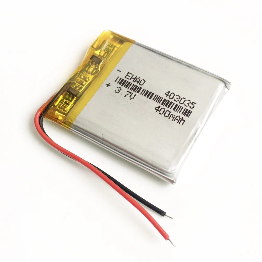 3.7V 400mAh Lithium Polymer LiPo Rechargeable Battery 403035 + JST 3Pin Plug For Mp3 DVD CAMERA GPS Bluetooth Electronic Part