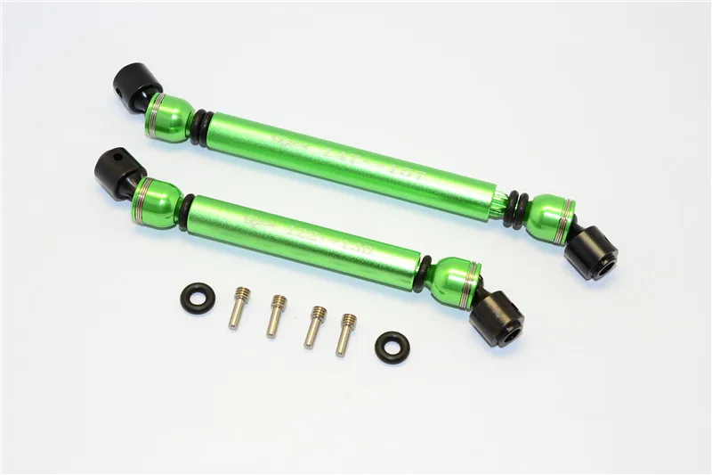 GPM ALUMINIUM FRONT & REAR MAIN DRIVE SHAFT WITH STEEL JOINT (S:122MM-130MM, L:147MM-157MM) For AXIAL RR10 BOMBER  RC Upgrade