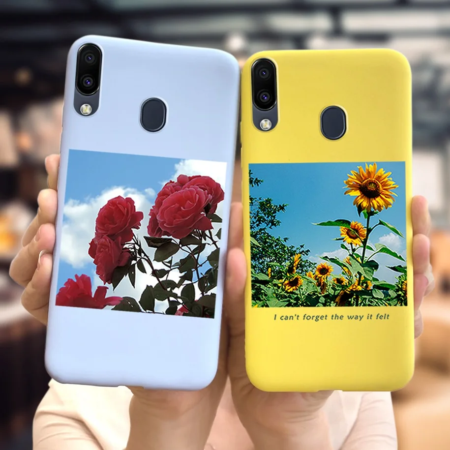 Cute Cartoon Cover For Samsung Galaxy M20 Phone Case For Samsung M20 2019 Soft Cover for Samsung Galaxy M20 M 20 SM-M205F Bumper