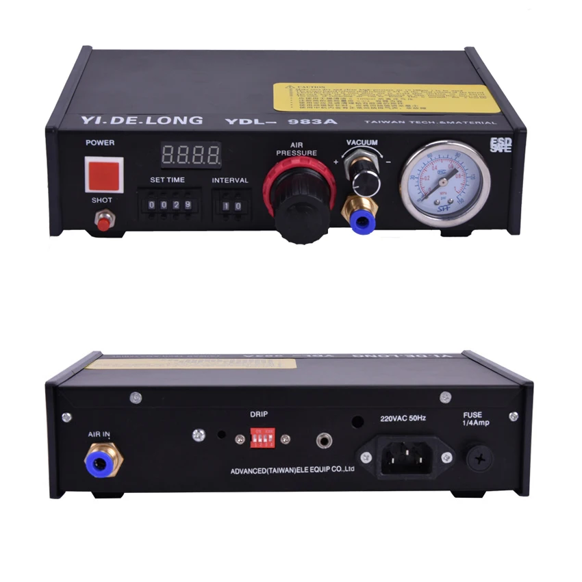 Professional Digital Auto Glue Dispenser 983A Glue Dropper Solder Paste Liquid Controller Fluid Dispenser Tools Machine