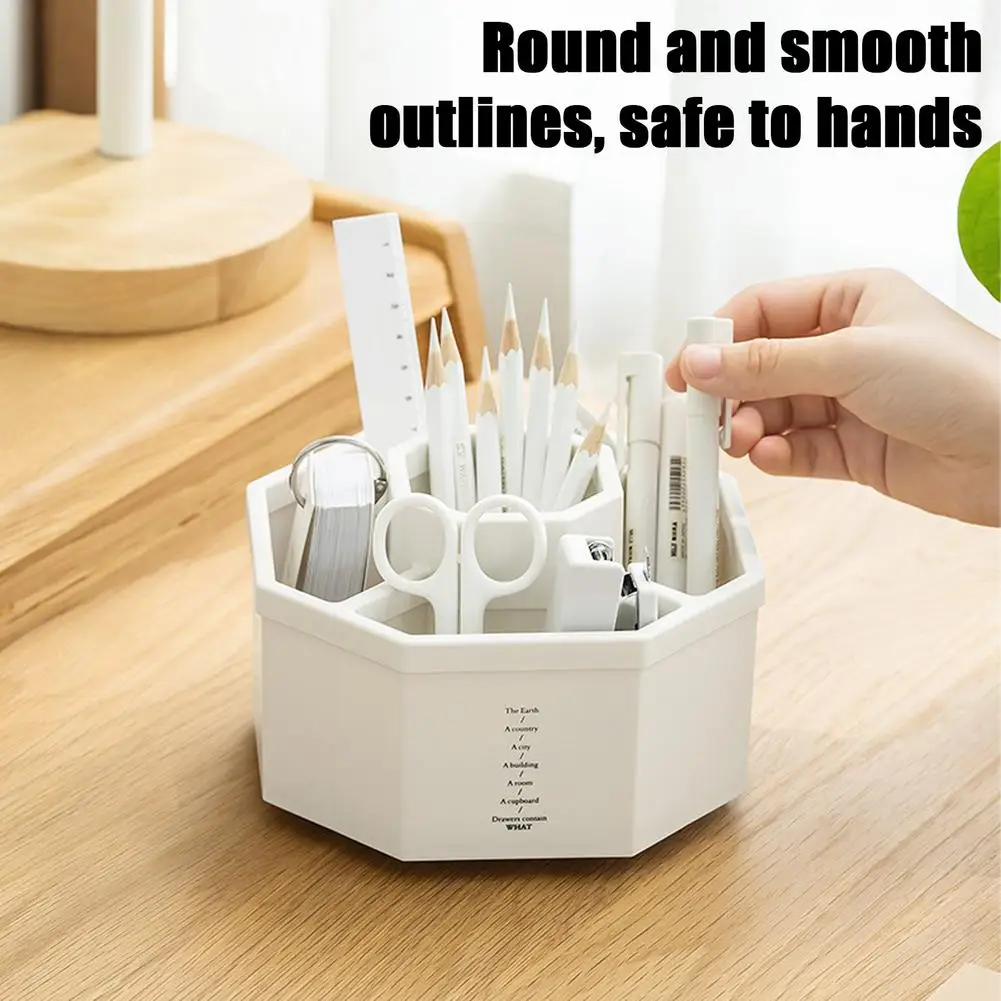 

Cute Rotating Pen Holder Pencil Organizer Pen Storage Container ​Desktop Storage Box Pencil Organizer School Stationery