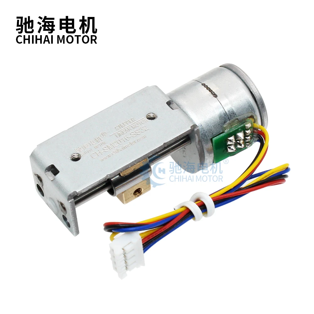 Chihai motor CHS-SM2016-SS32 20mm Micro Slider Linear Stepping Motor Screw Motor with Bracket for micro 3D printer